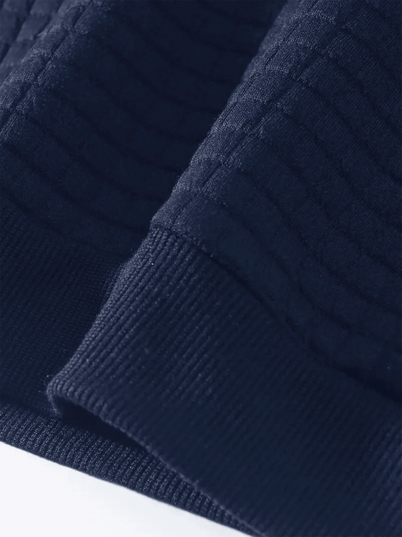 Autumn Mens Crew Neck Pullover, Solid Color Knitted Streetwear, Jacquard Check Sweatshirt Long Sleeve Warm Slim Sweaters