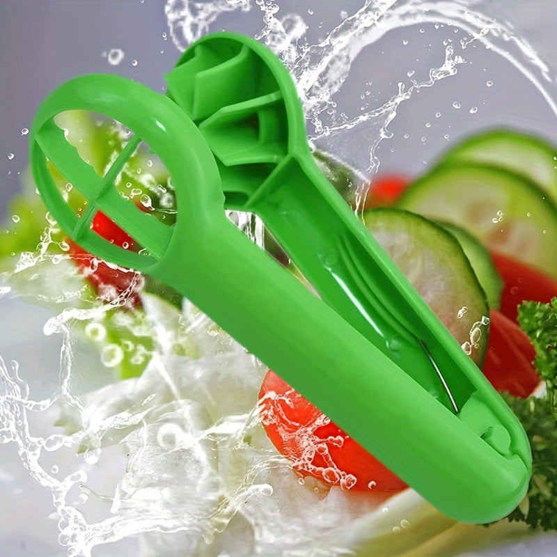 Safe Easy Manual Fruit Slicer, Multifunctional Grape Cutter, Kid-Friendly Kitchen Prep Tool