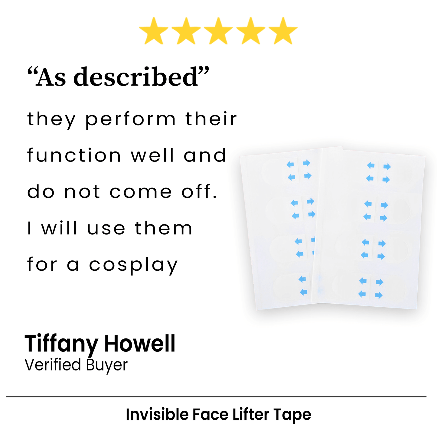 Invisible Face Lifter Tape