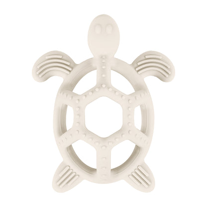 Cartoon Baby Silicone Teether, Food Grade Silicone Turtle, DIY Rodent Teeth Toy for Babies