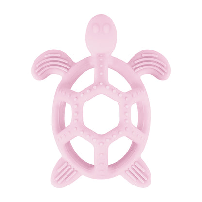 Cartoon Baby Silicone Teether, Food Grade Silicone Turtle, DIY Rodent Teeth Toy for Babies