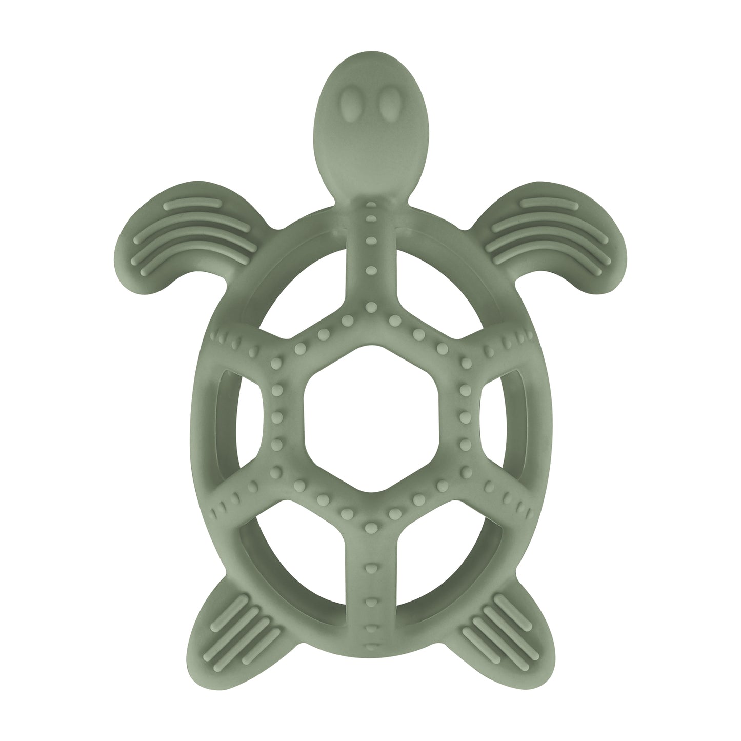 Cartoon Baby Silicone Teether, Food Grade Silicone Turtle, DIY Rodent Teeth Toy for Babies