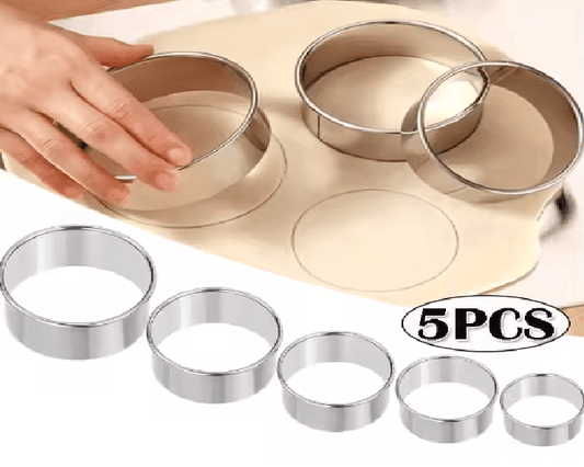Stainless Steel Biscuit and Dough Cutting Mold Set