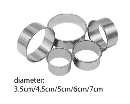 Stainless Steel Biscuit and Dough Cutting Mold Set
