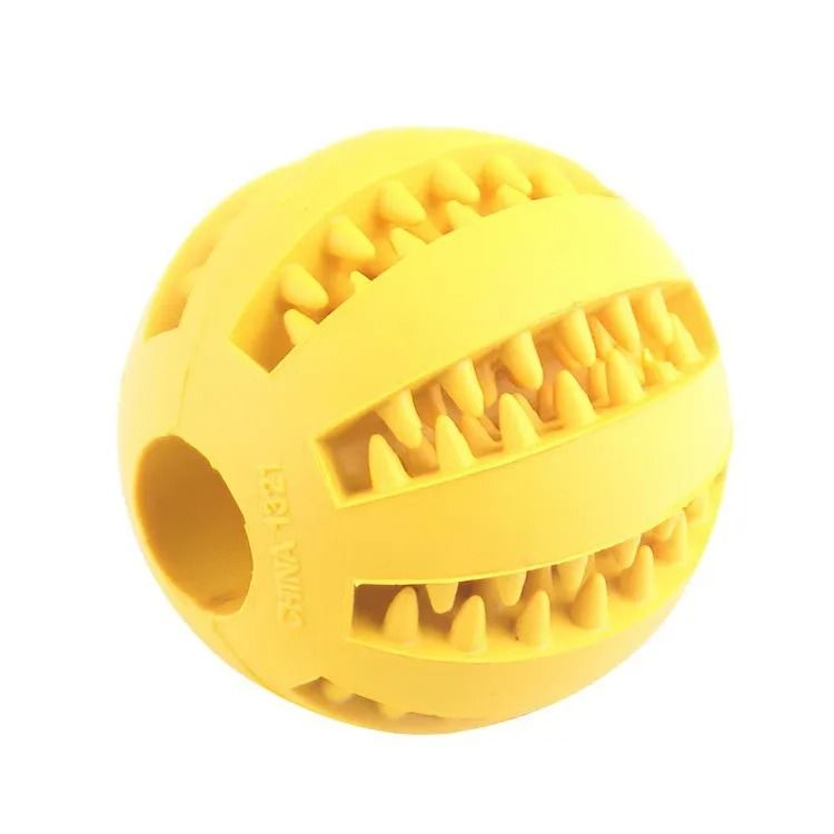 Dog Pet Food Treat Feeder Chew Tooth Cleaning Ball