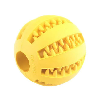 Dog Pet Food Treat Feeder Chew Tooth Cleaning Ball
