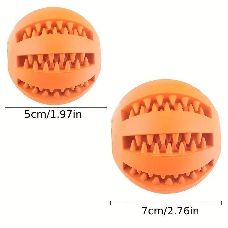 Dog Pet Food Treat Feeder Chew Tooth Cleaning Ball