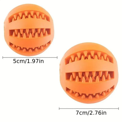 Dog Pet Food Treat Feeder Chew Tooth Cleaning Ball