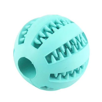 Dog Pet Food Treat Feeder Chew Tooth Cleaning Ball
