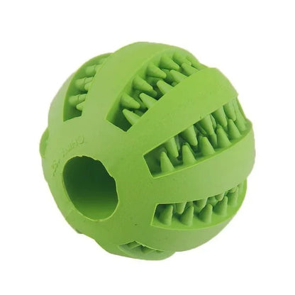 Dog Pet Food Treat Feeder Chew Tooth Cleaning Ball