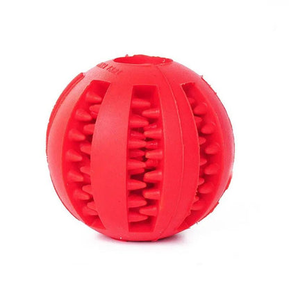 Dog Pet Food Treat Feeder Chew Tooth Cleaning Ball