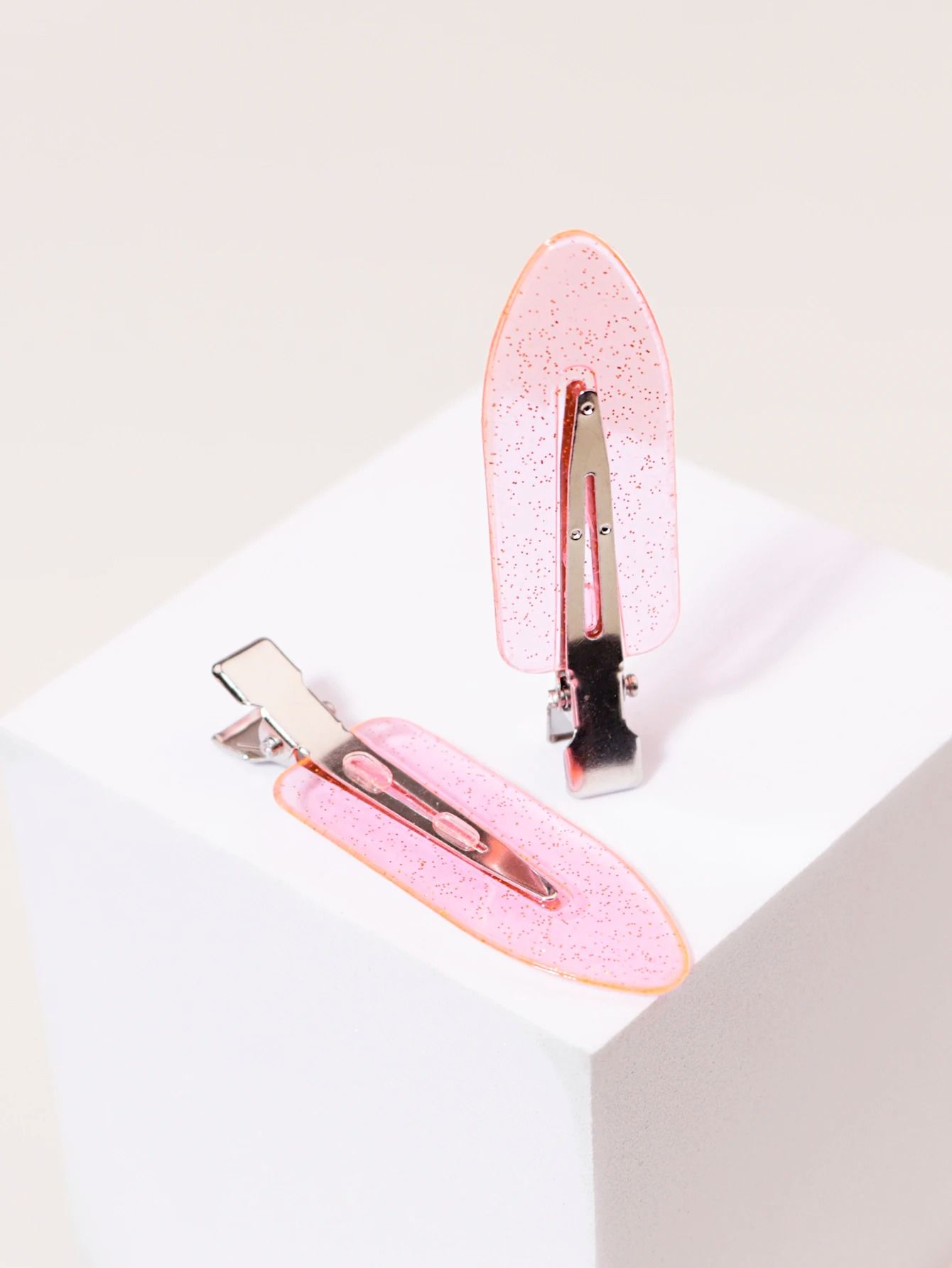 Transparent Seamless Hair Clips for Makeup and Styling 10 Pack