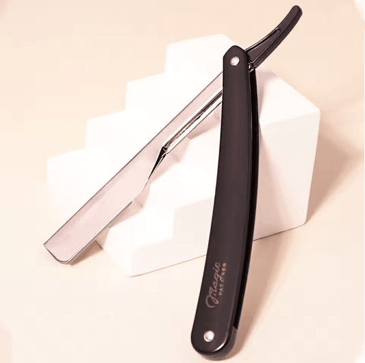 Straight Edge Folding Shaver for Men