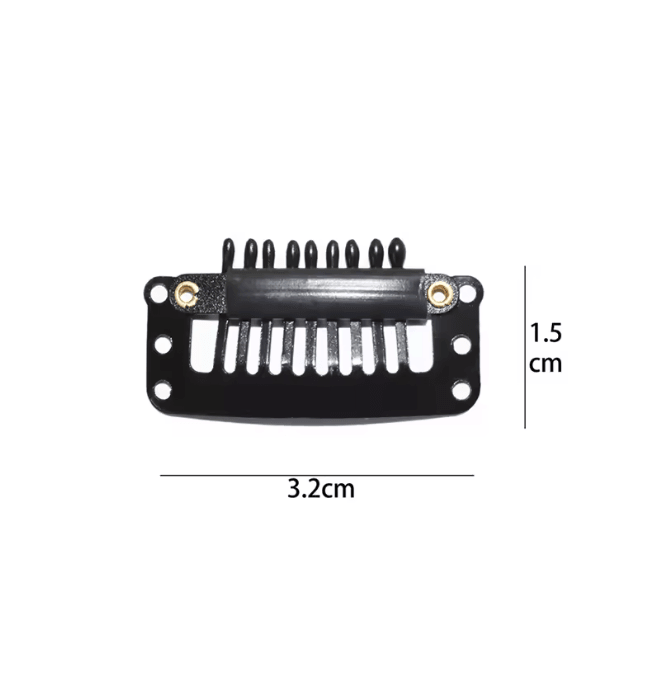 Hair Extension Snap Clips Set