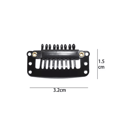 Hair Extension Snap Clips Set