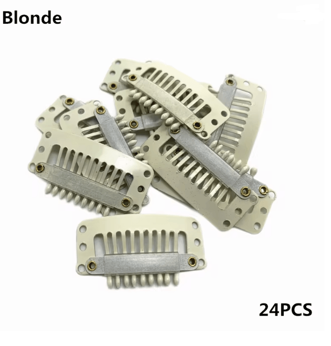 Hair Extension Snap Clips Set