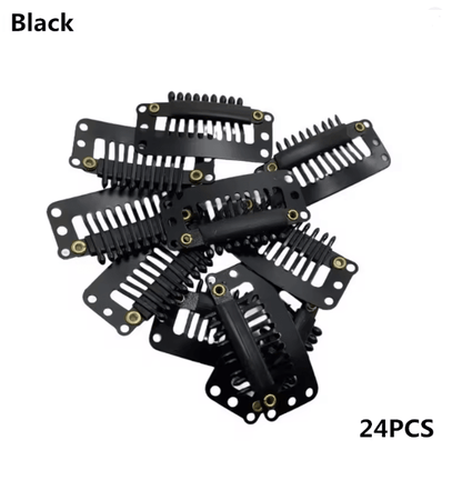 Hair Extension Snap Clips Set