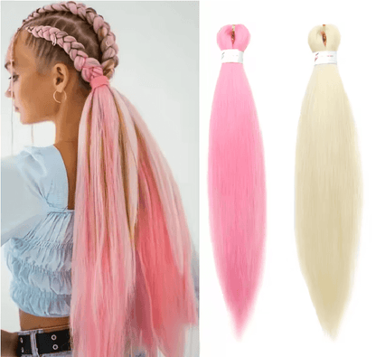 Pre Stretched Synthetic Yaki Braiding Hair 20 Inch