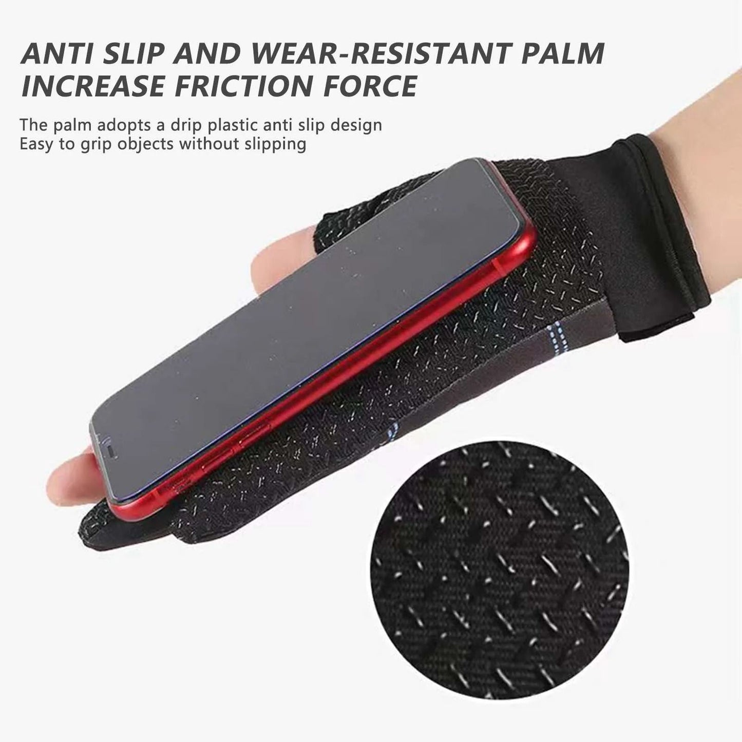 Three Finger Cut Fishing Gloves for Sun Protection and Grip