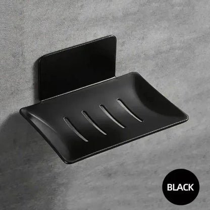 Black Carbon Steel Wall Mounted Soap Holder
