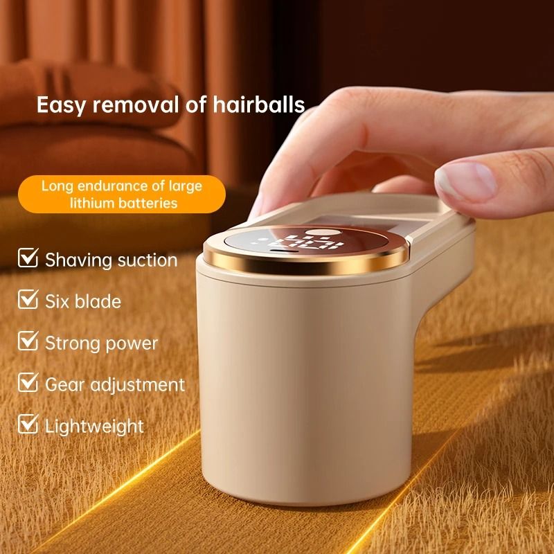 Rechargeable Fabric Shaver Lint Remover Sweater Defuzzer for Clothes and Furniture