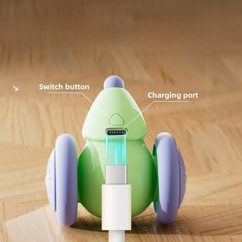 Interactive Electric Cat Mouse Car Rechargeable Automatic Teaser Toy