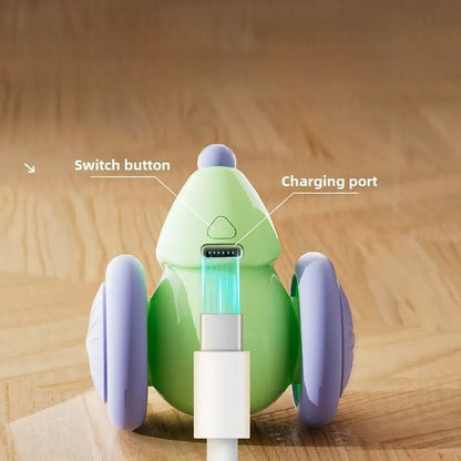 Interactive Electric Cat Mouse Car Rechargeable Automatic Teaser Toy