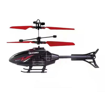 2 Channel Gesture Control RC Helicopter with LED Lights for Kids