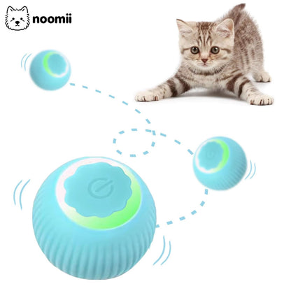 USB Rechargeable Smart Rolling Cat Ball – Automatic Interactive Toy For Indoor Cats