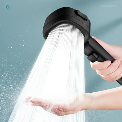 High Pressure Shower Head, Adjustable One Key Stop, Water Saving Shower Heads, Bathroom Accessories