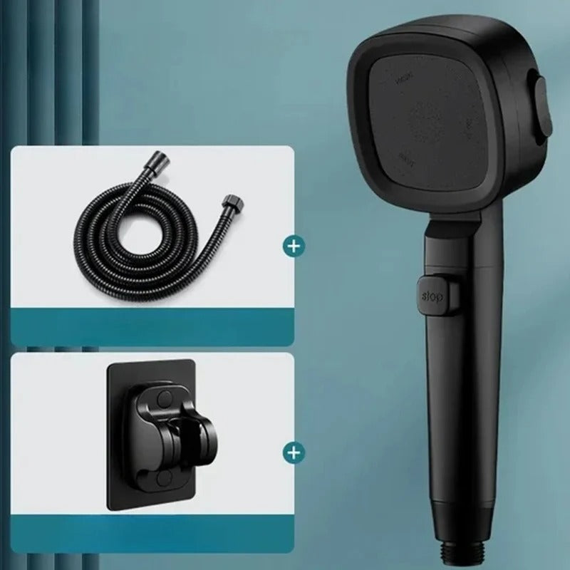 High Pressure Shower Head, Adjustable One Key Stop, Water Saving Shower Heads, Bathroom Accessories