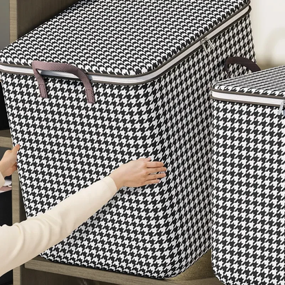 Fold able Clothes Organiser, Large Capacity Quilt, Tote Bag, Moving Box, Dust proof Home, Clothes Storage Bags Wardrobe