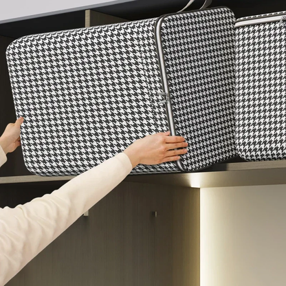 Fold able Clothes Organiser, Large Capacity Quilt, Tote Bag, Moving Box, Dust proof Home, Clothes Storage Bags Wardrobe