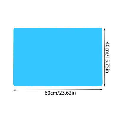 Premium Silicone Table Protector Mat - Waterproof Heat-Resistant Counter & Kids Dining Mat