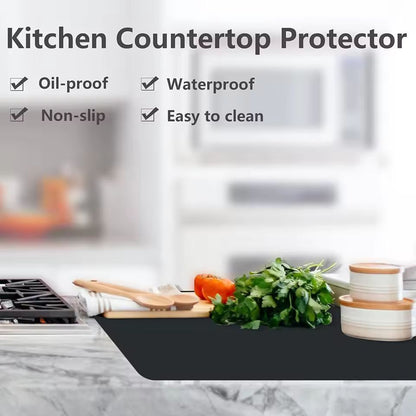 Premium Silicone Table Protector Mat - Waterproof Heat-Resistant Counter & Kids Dining Mat