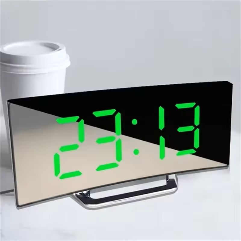 LED Digital Alarm Clock – Electronic Smart Bedside Desk Clock with Light & Snooze
