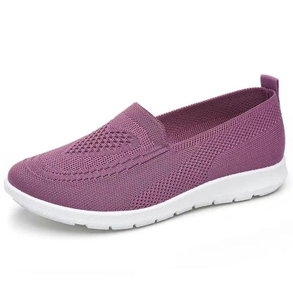 Womens Lightweight Breathable Summer Sneakers Casual Flat Shoes