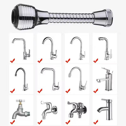 360 Rotating Faucet Extender with 2 Modes High Pressure Water Saving Tap Attachment for Kitchen and Bathroom