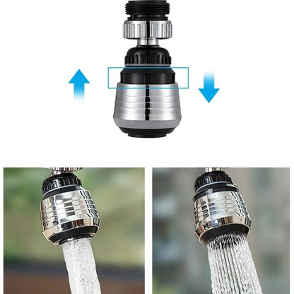 360 Rotating Faucet Extender with 2 Modes High Pressure Water Saving Tap Attachment for Kitchen and Bathroom