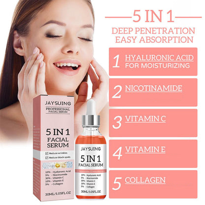 Moisturizing Vitamin C, Firming Face Serum, Hyaluronic Acid, Fade Fine Lines, Shrink Pores Skin Care