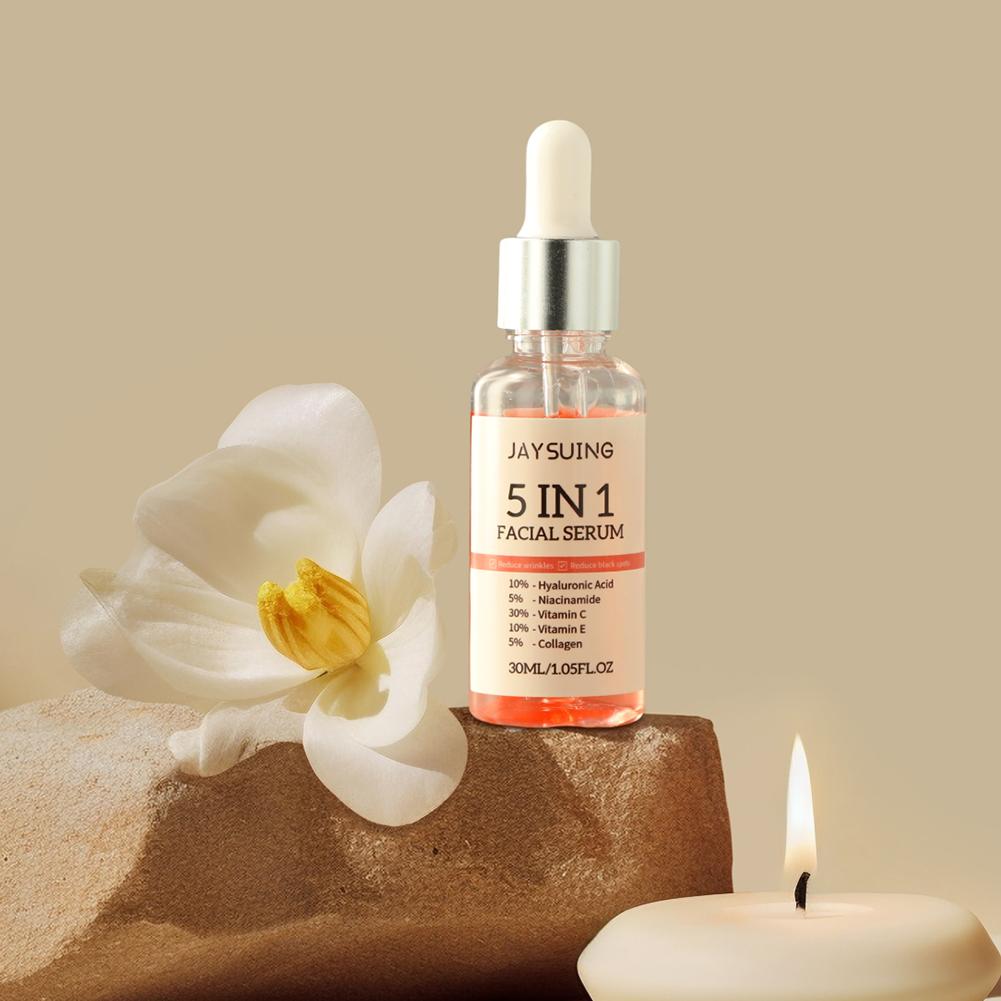 Moisturizing Vitamin C, Firming Face Serum, Hyaluronic Acid, Fade Fine Lines, Shrink Pores Skin Care