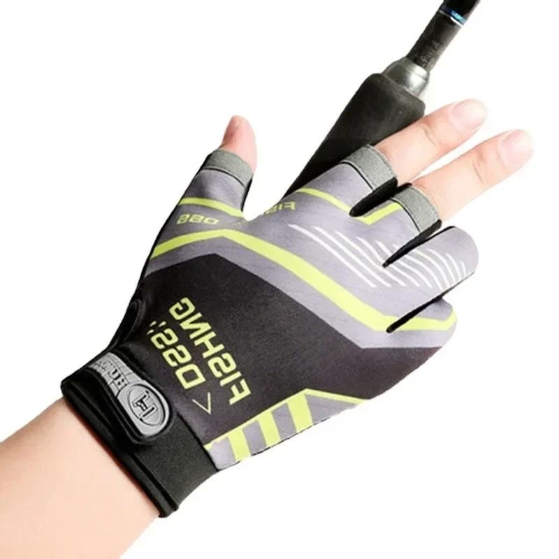 Breathable Anti Slip Fishing Gloves for Men Summer Fishing Outdoors