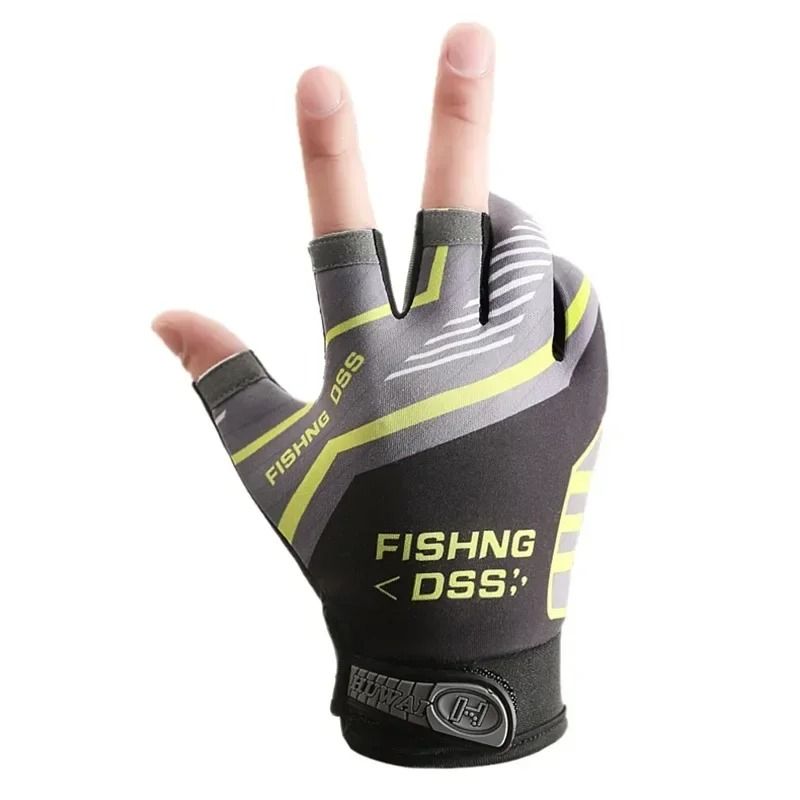 Breathable Anti Slip Fishing Gloves for Men Summer Fishing Outdoors