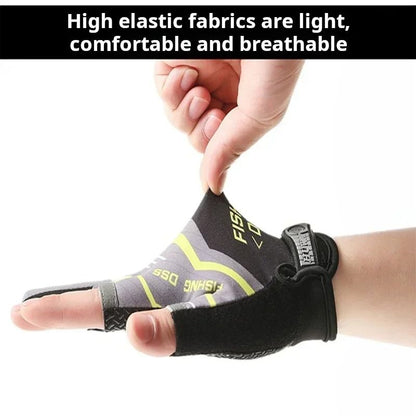 Breathable Anti Slip Fishing Gloves for Men Summer Fishing Outdoors