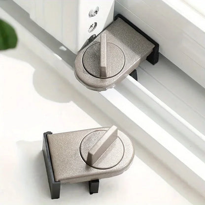 Sliding Window Safety Lock, Adjustable Safety Lock, Aluminium Alloy Anti-Theft Children Window Lock