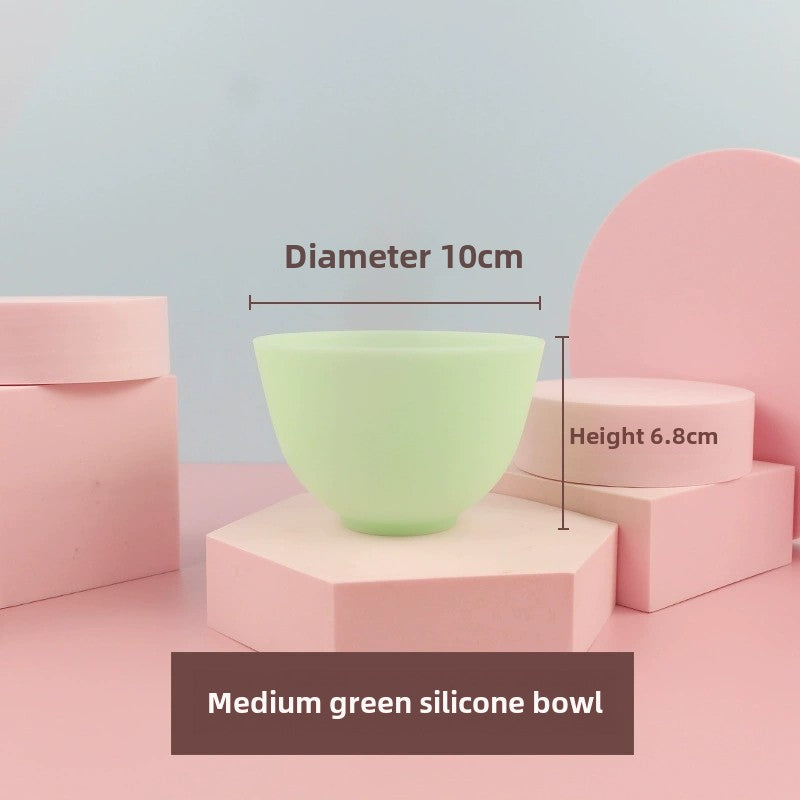 Medium Silicone Mask Bowl, Mixing Bowl, Soft Film Bowl, Beauty Tool, Mask Tool for Facial Treatments