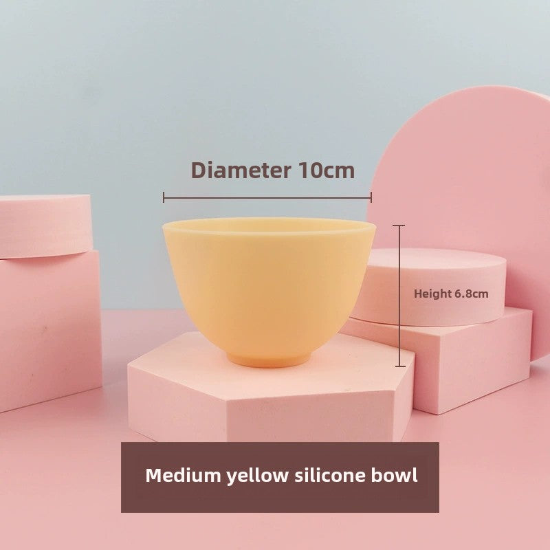 Medium Silicone Mask Bowl, Mixing Bowl, Soft Film Bowl, Beauty Tool, Mask Tool for Facial Treatments