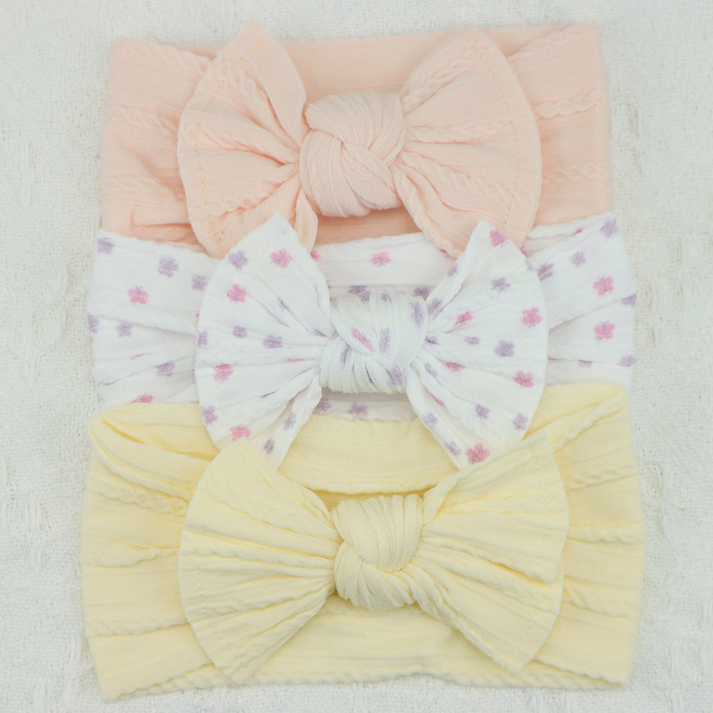 Infant Hair Accessories, Baby Girl Headbands Lot, Elastic Hair Bands, Newborn Gift Bows, Kids Turban Headband Set