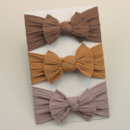 Infant Hair Accessories, Baby Girl Headbands Lot, Elastic Hair Bands, Newborn Gift Bows, Kids Turban Headband Set