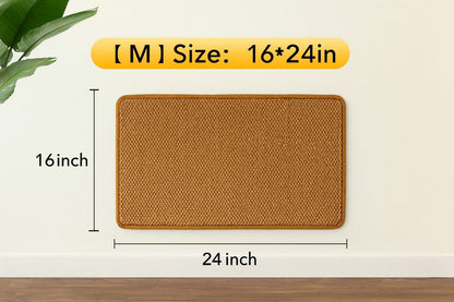Horizontal Sisal Cat Scratching Mat Multifunctional Claw Sharpener for Small Medium and Large Cats